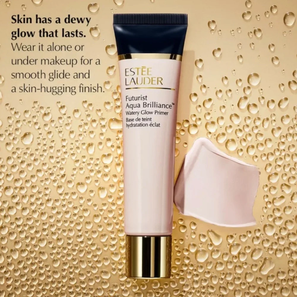 ESTEE LAUDER Futurist Aqua Brilliance Watery Glow Primer 1.3oz $46 NIB